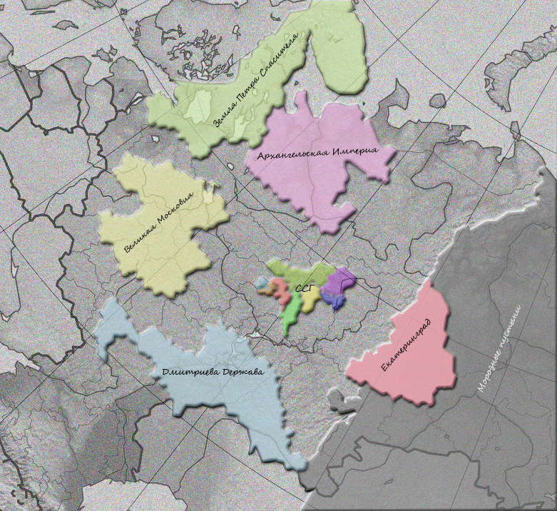 Карта Степей